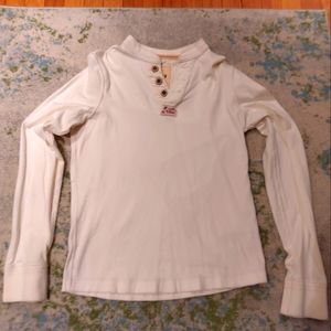 Hollister Long sleeve Henley Size Large